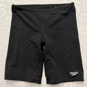 Speedo Endurance+ Black Competitive Swim Training Jammers Size 10 28 Inch Waist
